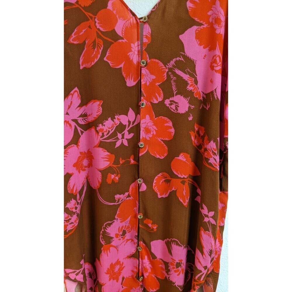Cabi #5989 Women's TAHITIAN Cover-Up Floral Print Beachy/Vacay/Cruise XS/S - Picture 10 of 13